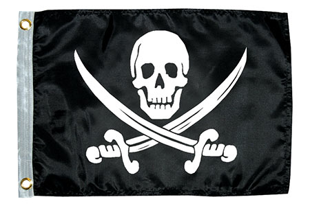 One Eyed Jack 12 x 18 Pirate Flag