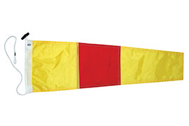 Marine Code Naval Signal Flag / Pennant 1 16" X 6.5" – Navy 