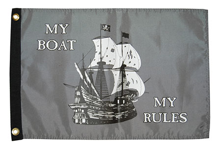 My Boat My Rules Flag