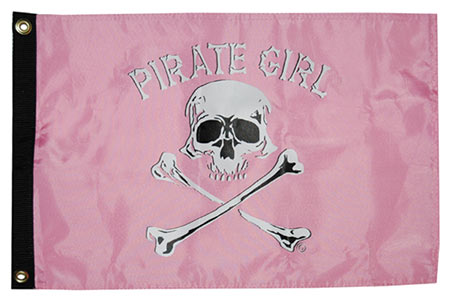 Pirate Girl Flag