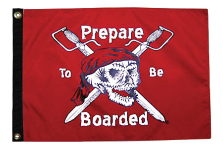 Prepare to Be Boarded Flag
