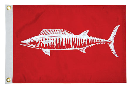 Bluefish Nylon Taylor Made Products 2518 Fish Flag 12 inch x 18 inch